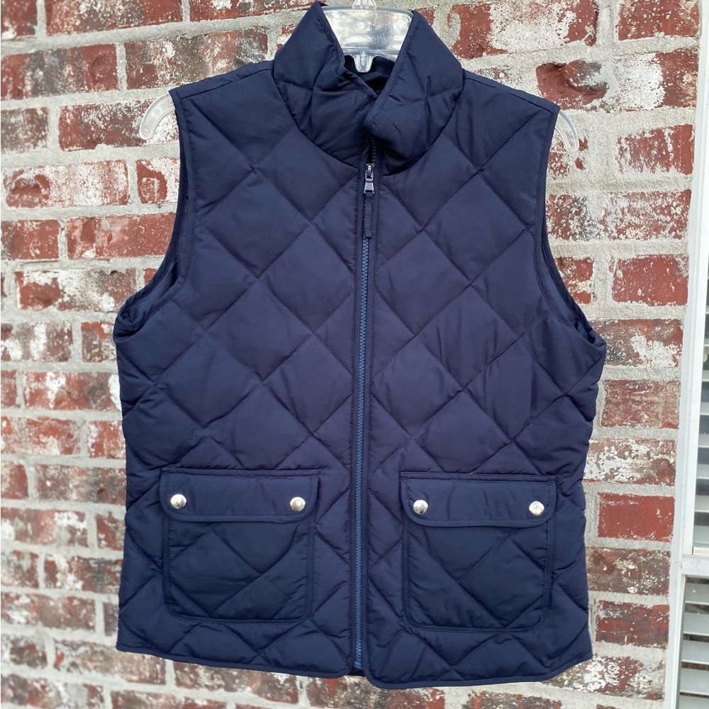 Navy Quilted Vest